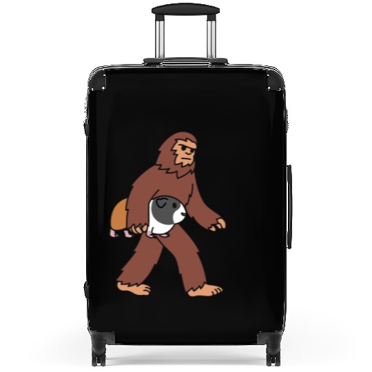 Bigfoot Sasquatch Walking Guinea Pig Suitcases