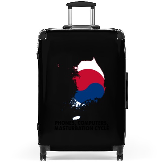 Korea Funny Tourist Korean Pride Adult Men's Suitcases