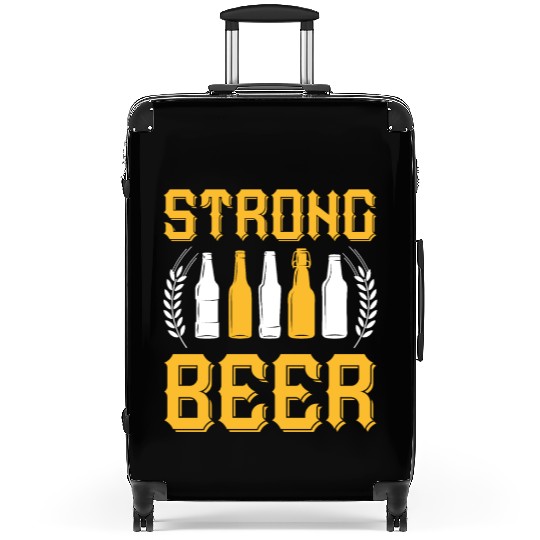 STRONG BEER Suitcases