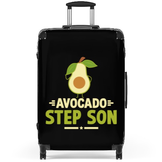 Avocado Lover Avocado Funny Avocado Step Son Gift Suitcases