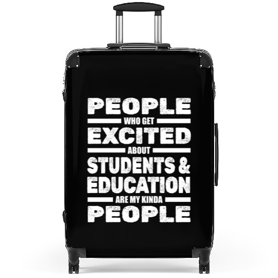 High School Teacher Professor Suitcases