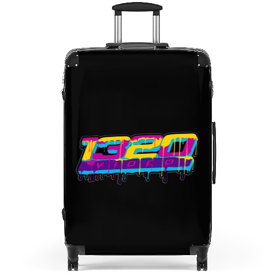 1320 drag racing Suitcases