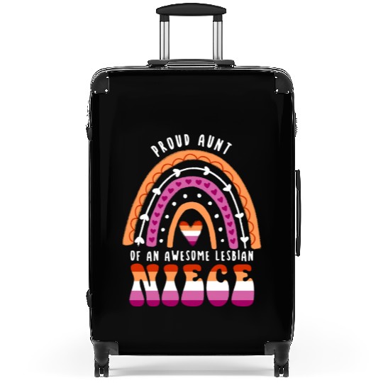 Proud Aunt Awesome Lesbian Niece Suitcases