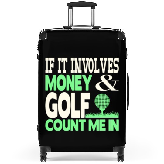 Money and golf Suitcases