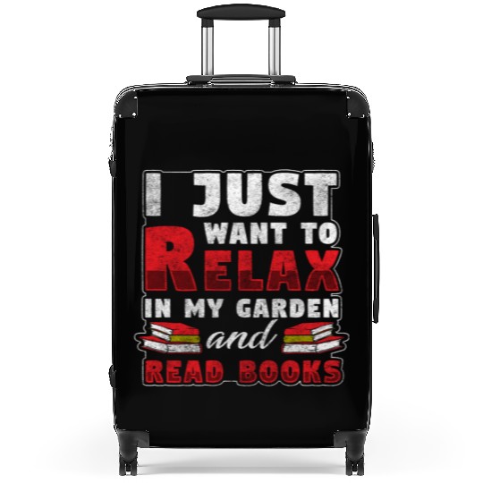 Books Book Lover Literature Back To School Suitcases