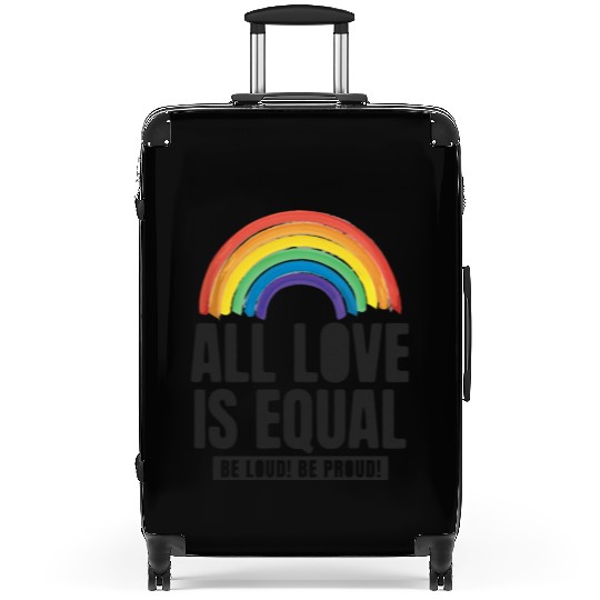 All Love Is Equal LGBTQ PRIDE MONTH Suitcases