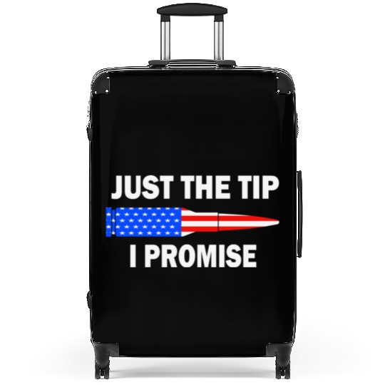Just the tip I promise. Funny veterans day Suitcases