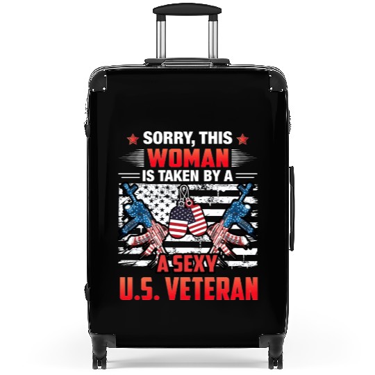 Sorry this woman is taken by a sexy us veteran Suitcases