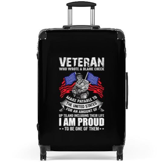 Veterans day celebration. Thank you veterans Suitcases
