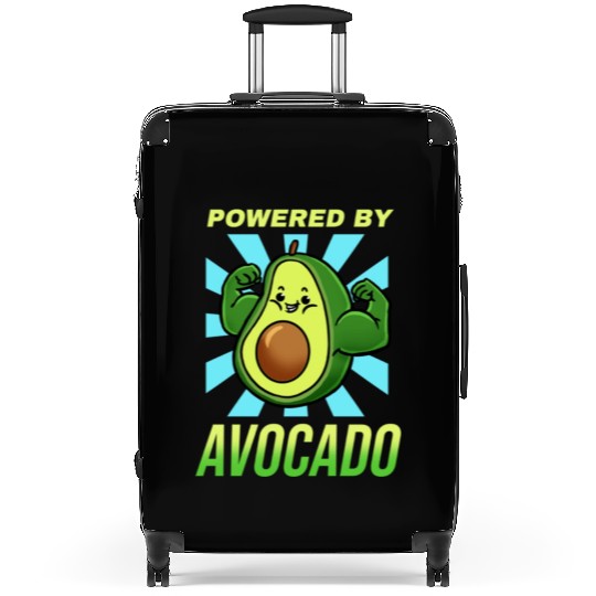 Powered By Avocado For Avocado Lover Suitcases