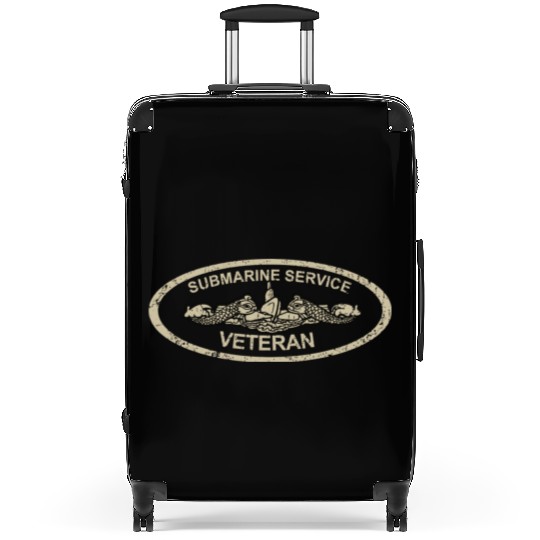 Vintage Us Navy Submarine Service Veteran T Suitcases