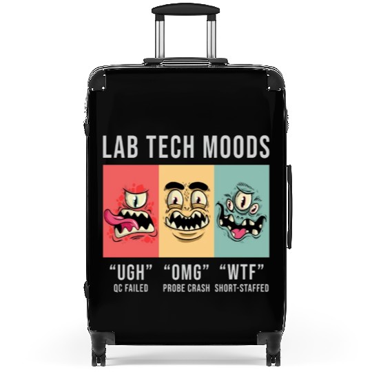 Lab Tech Moods Laboratory Science Technician Gift Suitcases