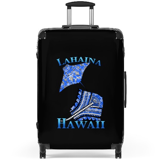 Lahaina Vacation Tribal Stingrays Suitcases