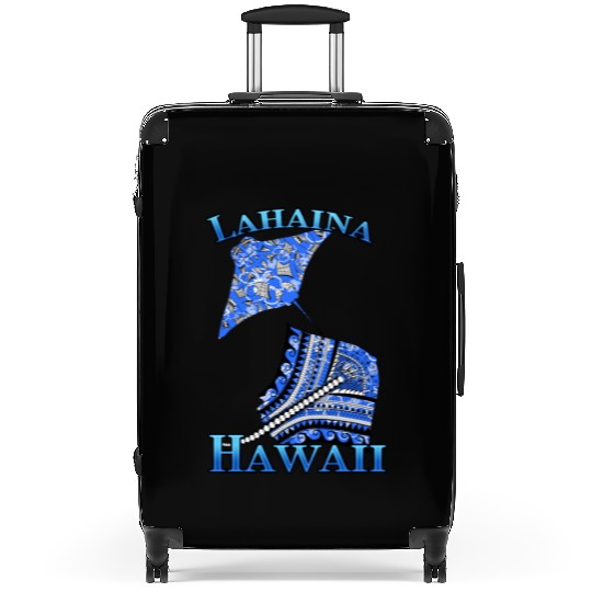 Lahaina Vacation Tribal Stingrays Suitcases