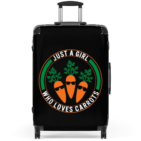 Carrot Vegetable Suitcases, Just A Girl Who Loves