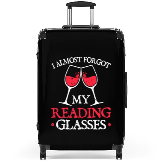 Reading Glasses Book Lover Women Bookworm Suitcases