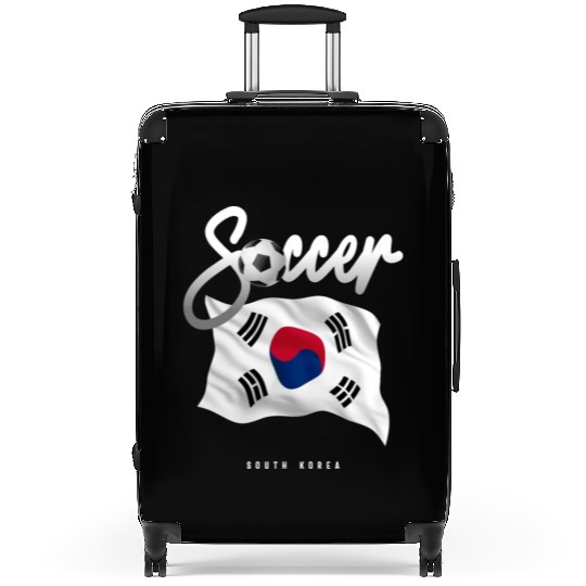 South Korea Soccer - Korean Flag Suitcases