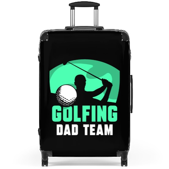 Golfing Dad Team Golf Golfer Father's Day Father Suitcases