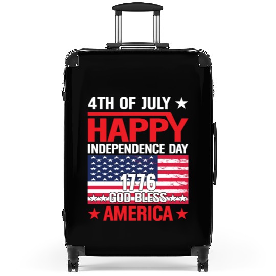 4th Of July Happy Independence Day 1776 Suitcases