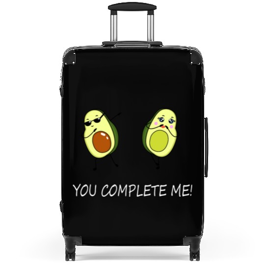 You complete me! Avocado love! Suitcases