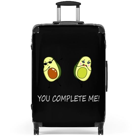 You complete me! Avocado love! Suitcases