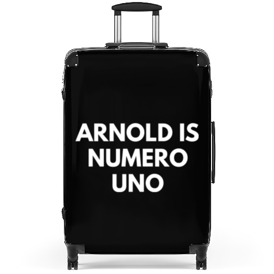 Arnold Is Numero Uno Gym Suitcases
