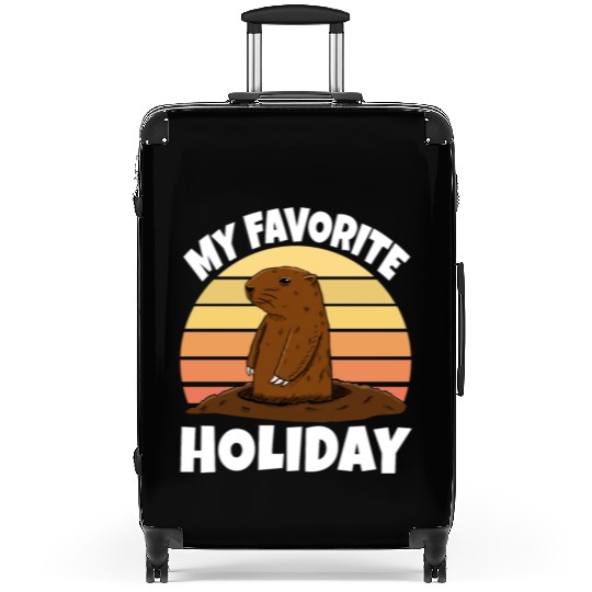 My Favourite Holiday Groundhog Suitcases