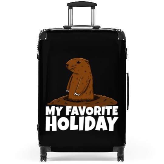 My Favourite Holiday Groundhog Suitcases