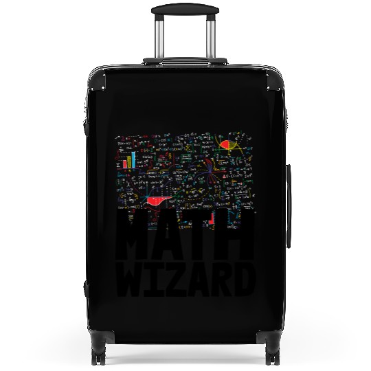Math Wizard Suitcases