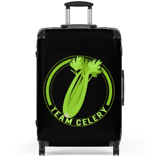Celery Vegetable Suitcases, Team Celery Suitcases,