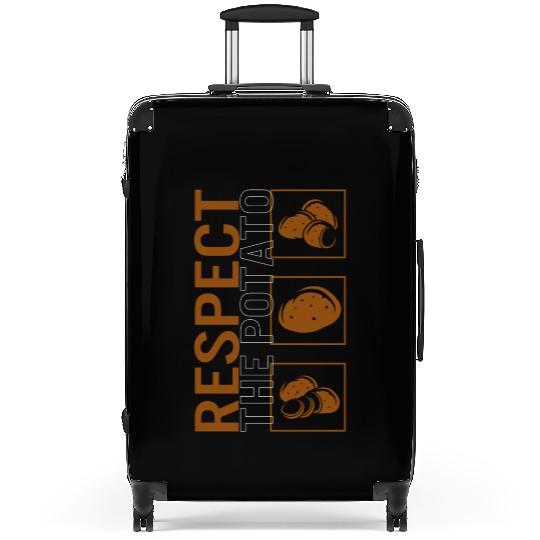 Potato Vegetable Suitcases, Respect The Potato Suitcases,