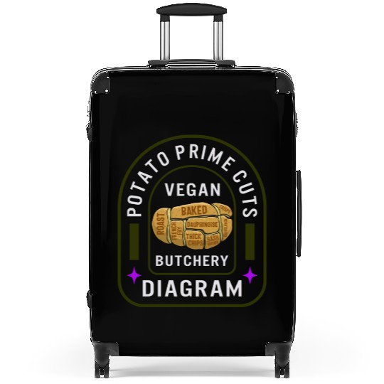 Potato Vegetable Suitcases, Potato Prime Cuts Vegan