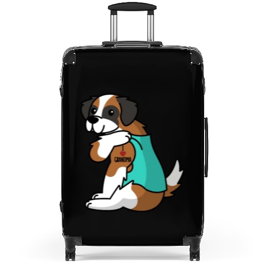 Saint Bernard I Love Grandma Suitcases