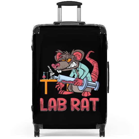 Lab Tech Lab Rat Laboratory Chemist Technician Suitcases