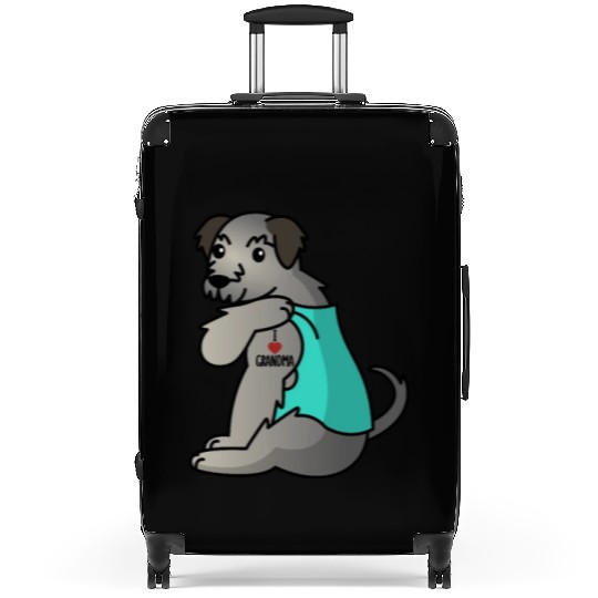 Irish Wolfhound I Love Grandma Suitcases