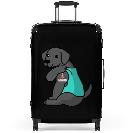 Great Dane I Love Grandma Suitcases