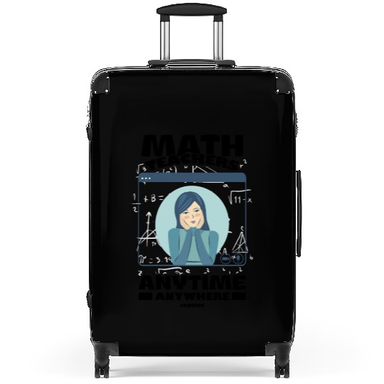 Mathematics math mathematician math teacher gift Suitcases