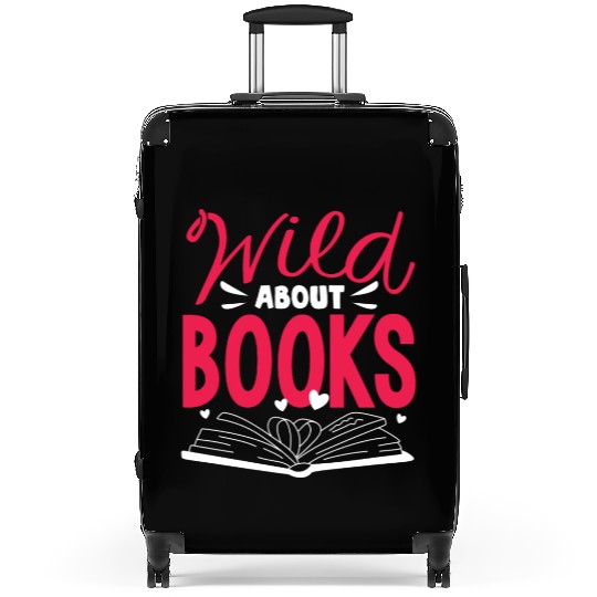 Wild about Books, Reader, Bookworm Suitcases