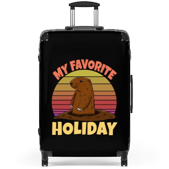 My Favourite Holiday Groundhog Suitcases