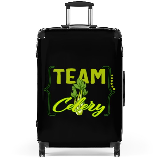 Celery Vegetable Suitcases, Team Celery Suitcases,