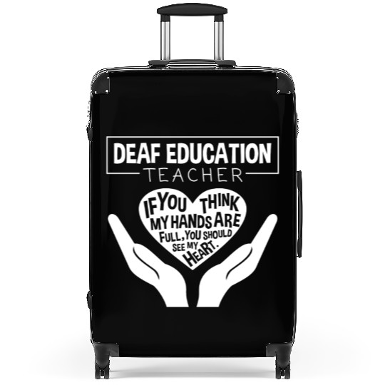 Deaf Education Deaf Ed Teacher Suitcases