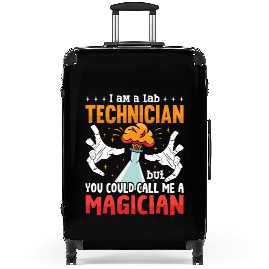 Lab Tech I Am A Lab Technician Laboratory Science Suitcases