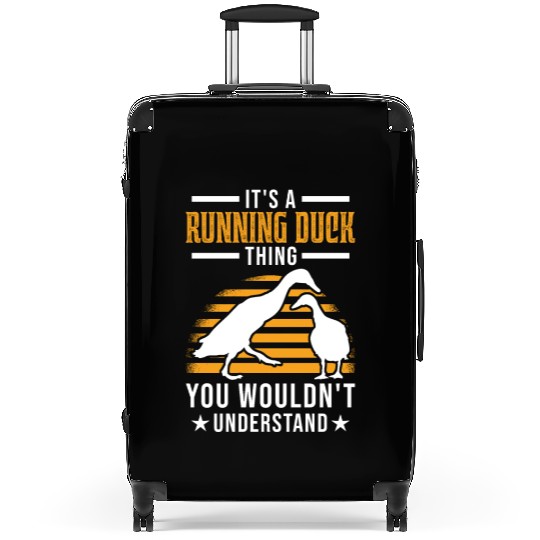 Running Duck Thing Bottled Suitcases