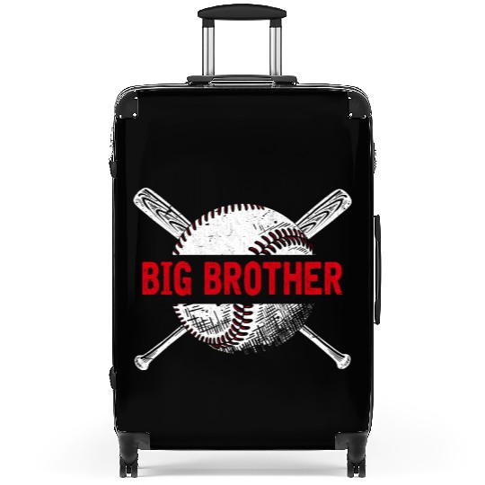 Big Baseball Brother Son Baseball Player Suitcases