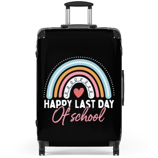 Happy Last Day School Teacher Student Graduation Suitcases