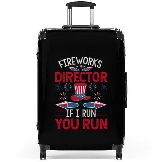 Funny 4th Of July Independence Day Fireworks Gifts Suitcases