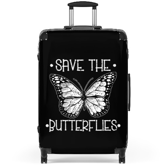 Save The Butterflies Monarch Vintage Collection Suitcases