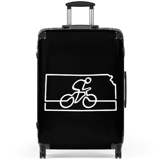 Kansas Cycling Suitcases Cyclist Gift Bike Road Racing