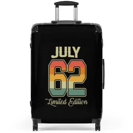 Vintage 60th Birthday July 1962 Sports Gift Suitcases