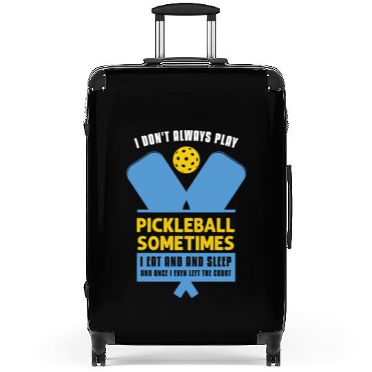 Pickleball Lovers Funny Pickleball Suitcases